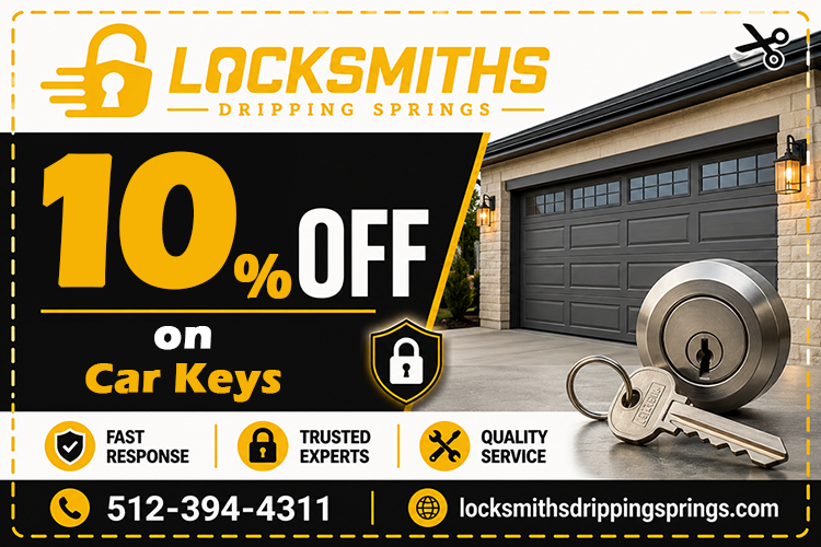 Locksmiths Dripping Springs TX Offers